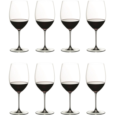 Riedel Rode Wijnglazen Veritas - Cabernet / Merlot - Pay 6 Get 8