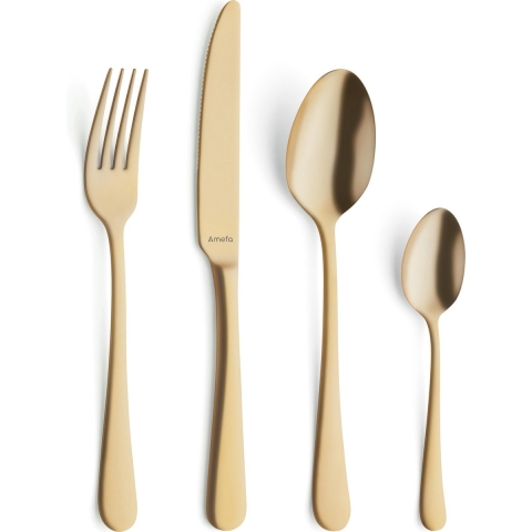 Amefa Bestekset Austin Vintage - Goud - 24-delig / 6 personen
