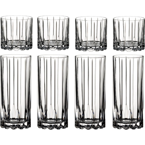 Riedel Glazenset Cocktail & Whiskey Rocks & Highballs - 8 stuks