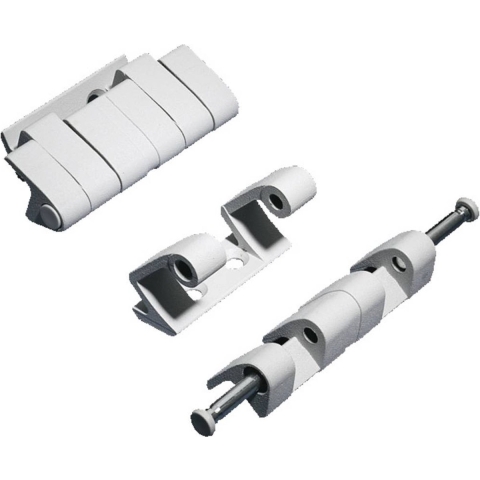 Rittal TS8 8800.190 Scharnier Zinkspuitgietwerk Grijs-wit (RAL 7035) 4 stuk(s)