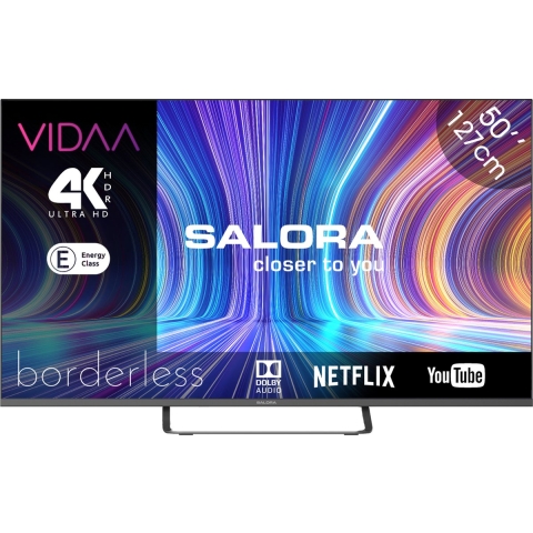 Salora 50UV210 HD 4K LED televisie met VIDAA Smart TV