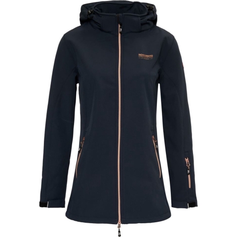 Nordberg Irene softshell ski jas dames navy, S