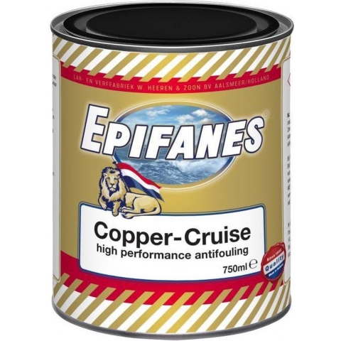 Epifanes Copper-Cruise zelfslijpende antifouling 2,5 l, zwart
