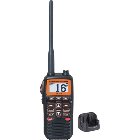 Standard Horizon HX-210E handmarifoon met ATIS VDES-gereed