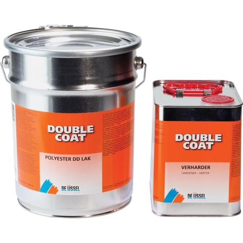 De IJssel Double Coat hoogglans 2-componenten aflak 1 kg, 5015 hemels blauw