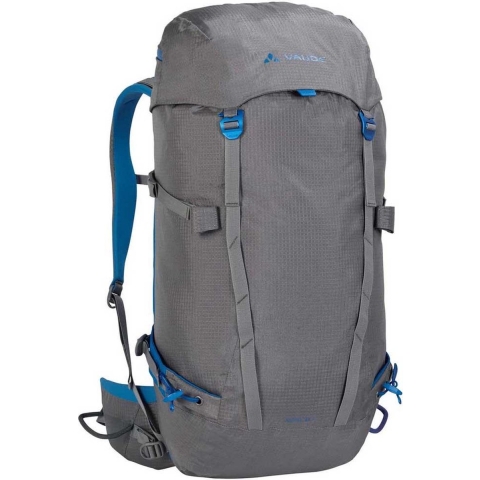 Vaude Rupal 35+ alpiene rugzak antraciet/blauw