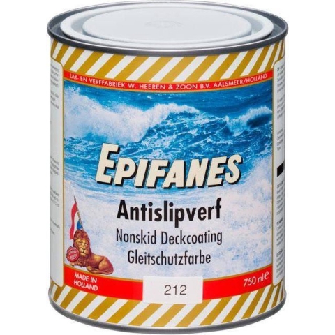 Epifanes Antislipverf halfglans anti-slip verf 2 l, 212 licht grijs / halfglans