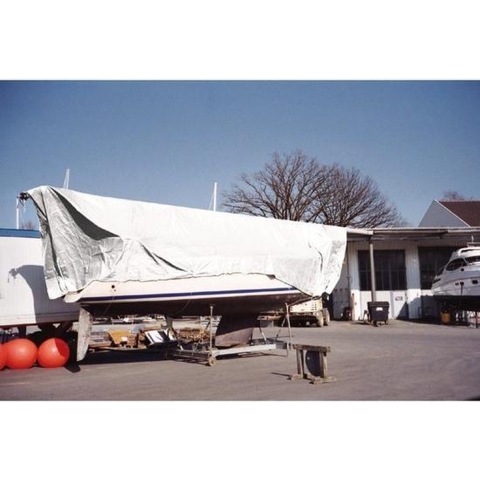 Talamex Dekkleed 6x8m 150gr/m2 met aluminium ogen
