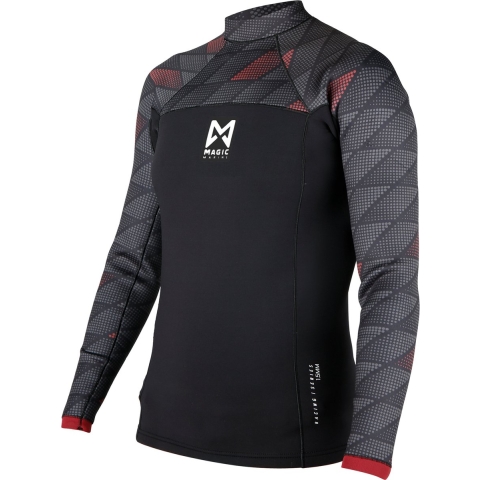 Magic Marine Racing Vest Neoprene winter 3 mm Flatlock heren wetsuit top, M