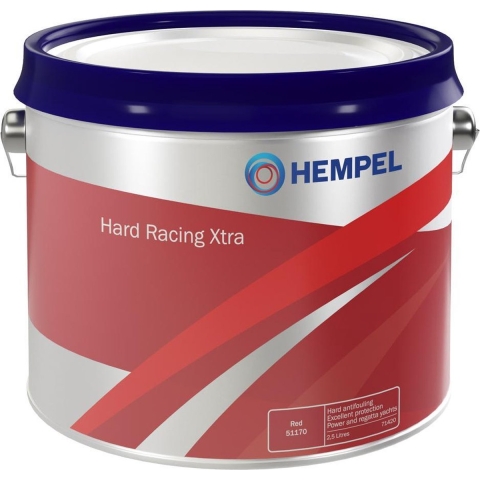 Hempel Hard Racing Xtra 7666C harde antifouling 2,5 l, 56460 rood