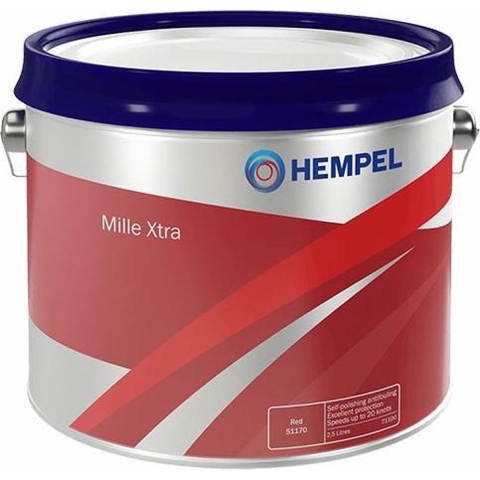 Hempel Mille Xtra 7166C zelfslijpende antifouling 2.5 l, 56460 rood