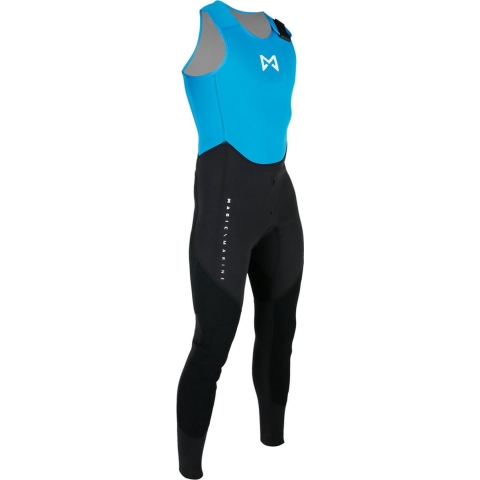 Magic Marine Brand Long John 2 mm wetsuit blauw unisex, XL