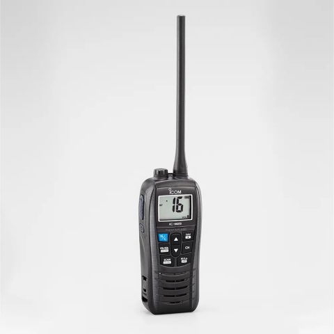 Icom IC-M25EURO handmarifoon met ATIS VDES-gereed zwart