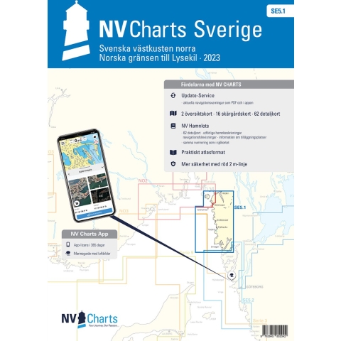 NV Atlas Zweden SE5.1 Svenska Västkusten Norra
