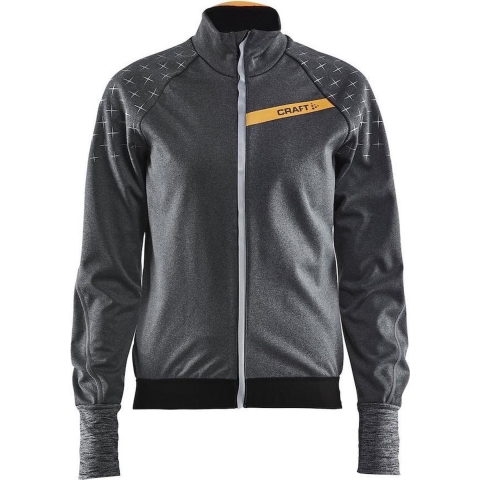 Craft Belle Glow fietsjack grijs dames, M
