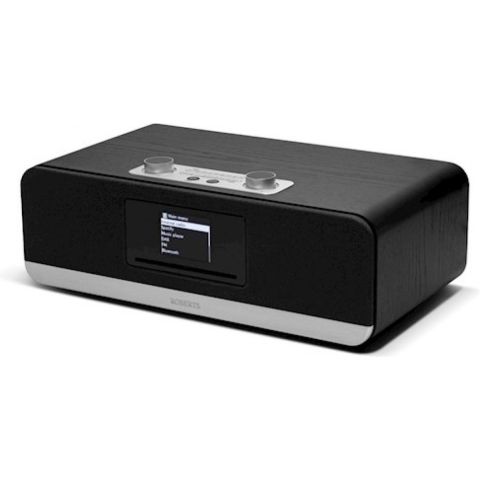Roberts Stream 67 zwart met ingebouwde CD speler, USB, 30x presets