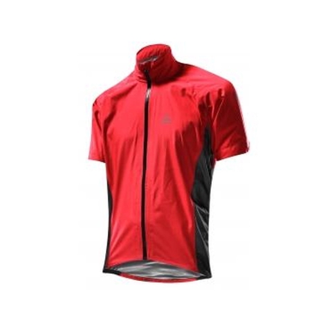 Loffler GTX AS Vario GoreTex fiets regenjack rood heren