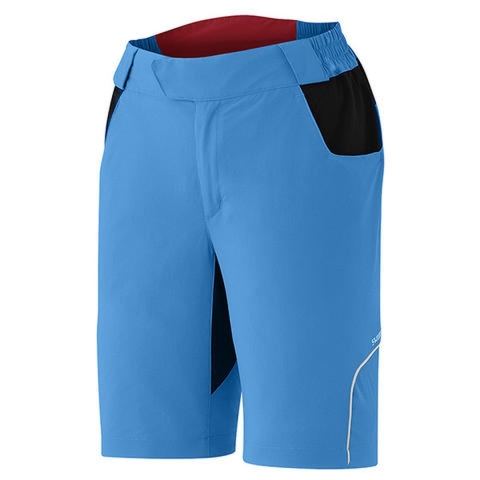 Shimano Touring MTB fietsbroek kort blauw dames