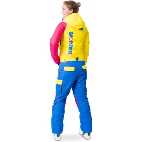 Snowsuits Triple Joy onesie skipak  geel/blauw/roze dames, L