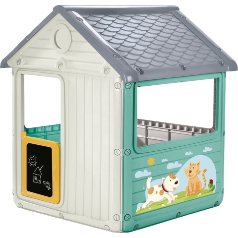 Dolu My First House Speelhuisje met Schoolbord Wit/Groen