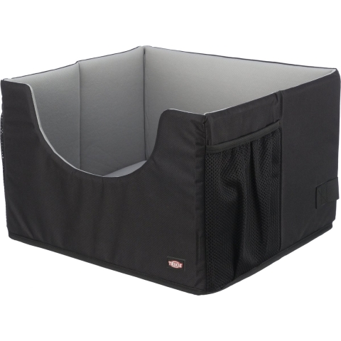 Trixie Autostoel - 45 × 28 × 40 cm - Zwart en grijs
