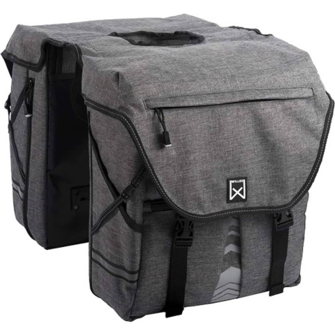 Dubbele fietstas Bagagetas 1200 28L Antraciet