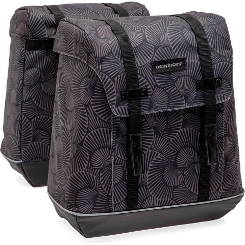 Dubbele Fietstas Alba Double Selo Black