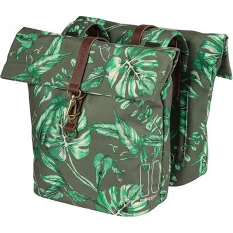 Dubbele fietstas Ever-Green Thyme Groen 32L
