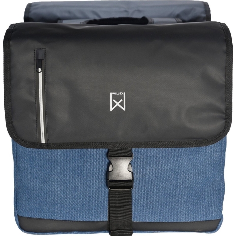 Dubbele Businesstas 40L Blauw/Zwart