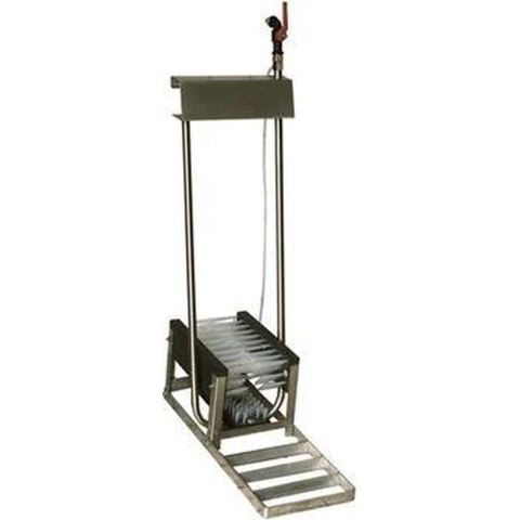 Laarzenrein 3 Borstels Laag Rvs