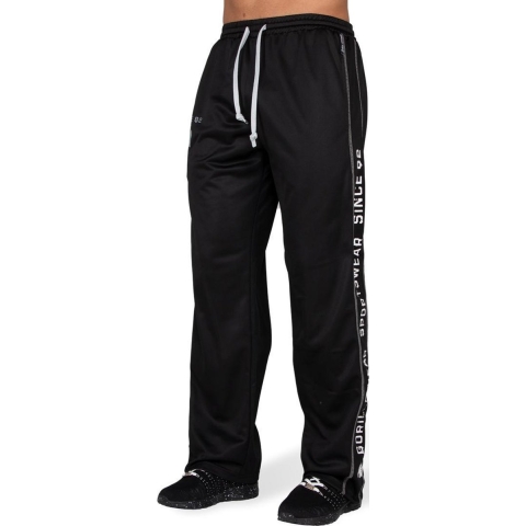 Gorilla Wear Functional Mesh Trainingsbroek - Zwart/Wit - 2XL/3XL