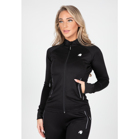 Gorilla Wear Rochelle Trainingsjas - Zwart - XL