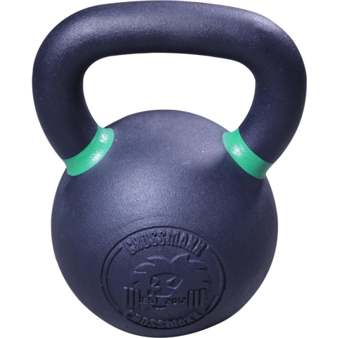 Lifemaxx Crossmaxx Kettlebell - Gietijzer met Poedercoating - 28 kg