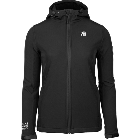 Gorilla Wear Mina Softshell Jas - Zwart - S