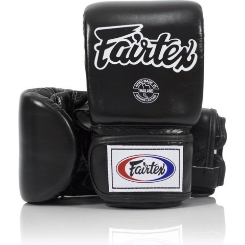 Fairtex Zakhandschoenen Leder - Wit/Zwart - XL