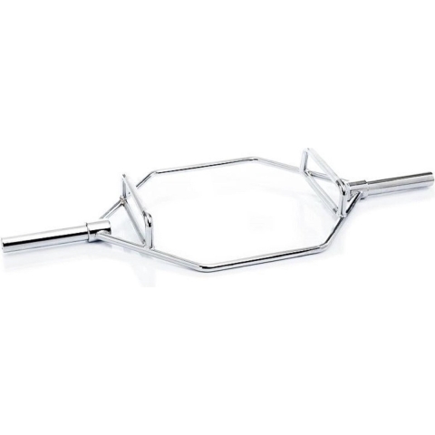 Muscle Power Olympische Hex Bar - Chroom - 160 cm