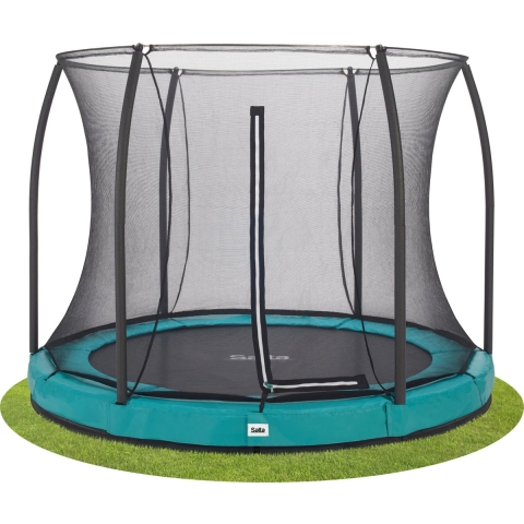 Salta Comfort Edition Ground Trampoline met Veiligheidsnet - 251 cm - Groen