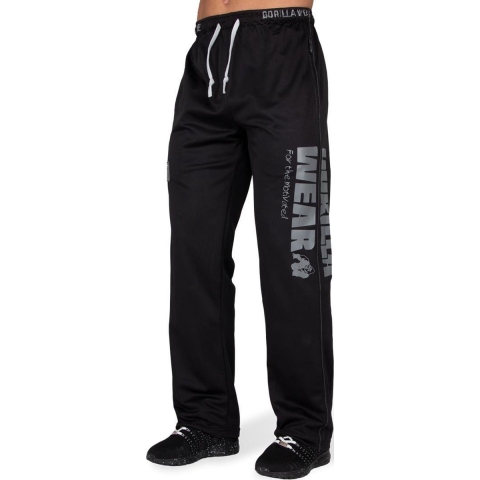 Gorilla Wear Logo Mesh Trainingsbroek Zwart - S/M