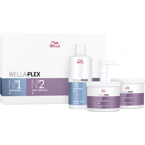 Wella - Color - WellaPlex - Big Kit Step Nr. 1 + Nr. 2 - 1500 ml
