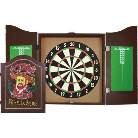 Equinox Dartbord Kabinet Set Pegasus- Inclusief 6 Dartpijlen