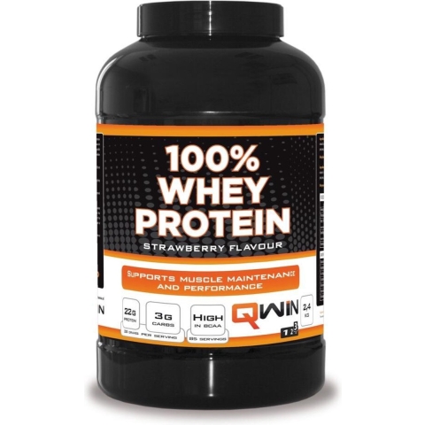 QWIN 100% Whey Protein Strawberry - 2400 gr