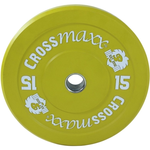 Lifemaxx Crossmaxx Bumper Plate - Halterschijf - 50 mm - 15 kg