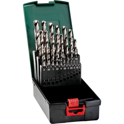 Metabo 627098000 HSS G Borencassette Metaalboren (25-delig)