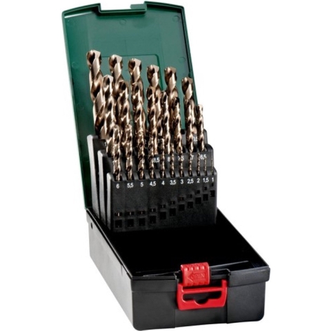Metabo 627672000 25-delige HSS-Co Borencassette - 1-13mm