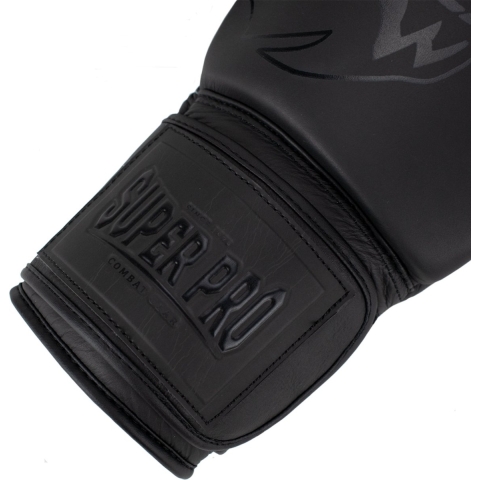 Super Pro Combat Gear Legend Lederen (Kick)Bokshandschoenen - Grijs - 16 oz