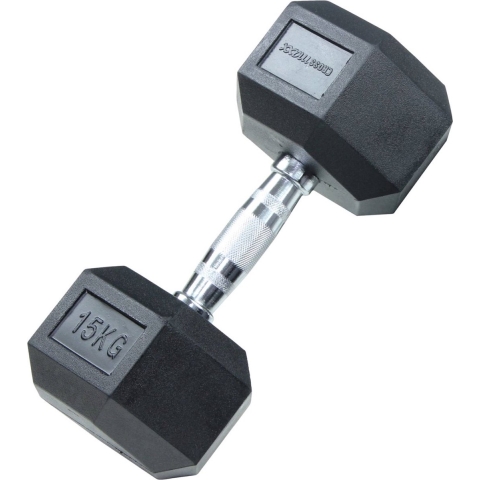 Lifemaxx Crossmaxx Hexagon Dumbbell - 20 kg