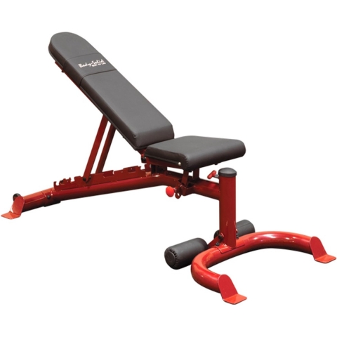 Body-Solid Flat Incline/Decline Trainingsbank - Rood