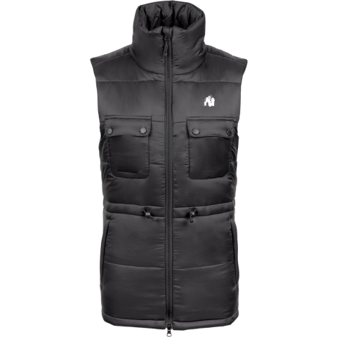 Gorilla Wear Lucia Bodywarmer - Zwart - XS