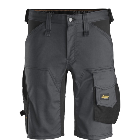 Snickers 6143 AllroundWork Stretch Korte Broek - Staal Grijs - Maat 048