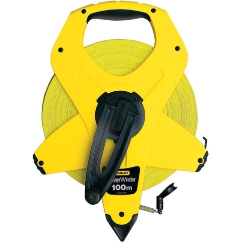 Stanley 2-34-777 Powerwinder Landmeter Fiberglas - 100m - 12,7mm